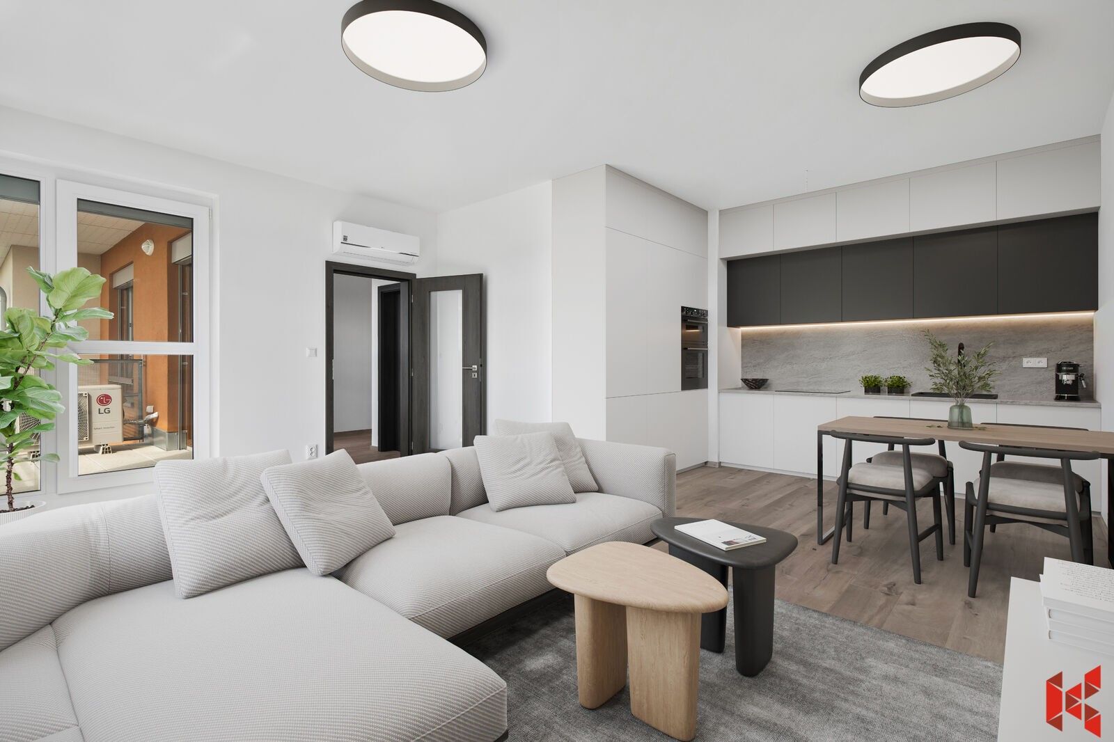 2+kk, Tryskovická, Praha, 57 m²