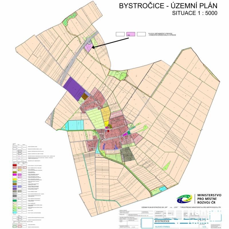 Prodej komerční pozemek - Bystročice, 8 932 m²