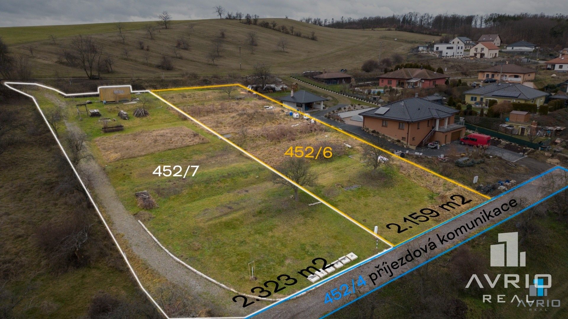 Pozemky pro bydlení, Čučice, 4 992 m²