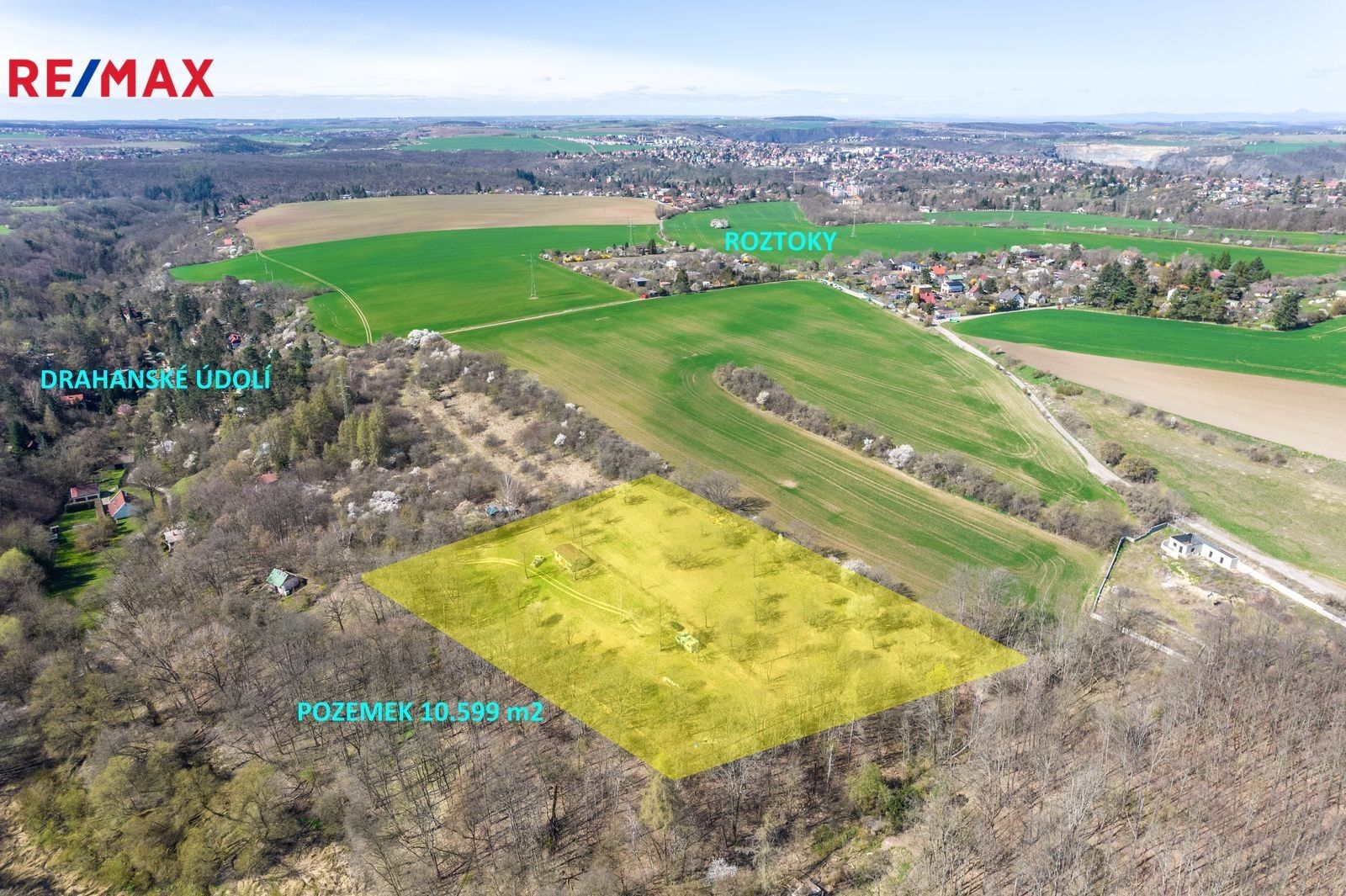 Prodej louka - Draháňské údolí, Zdiby, 10 599 m²