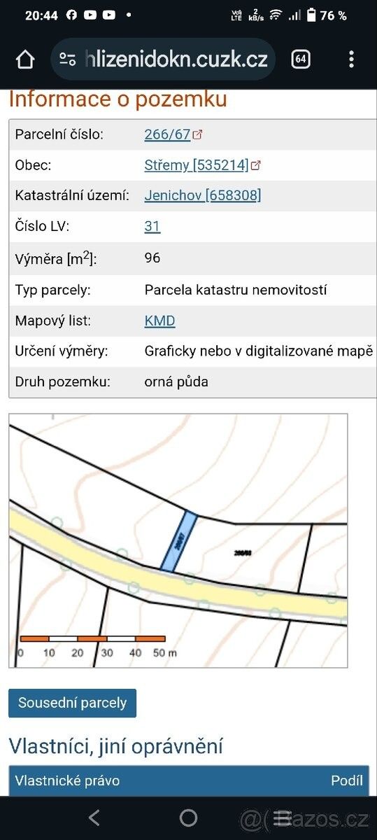 Prodej zemědělský pozemek - Nebužely, 277 34, 12 400 m²