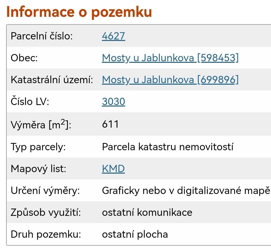 Prodej pozemek - Jablunkov, 739 91, 611 m²