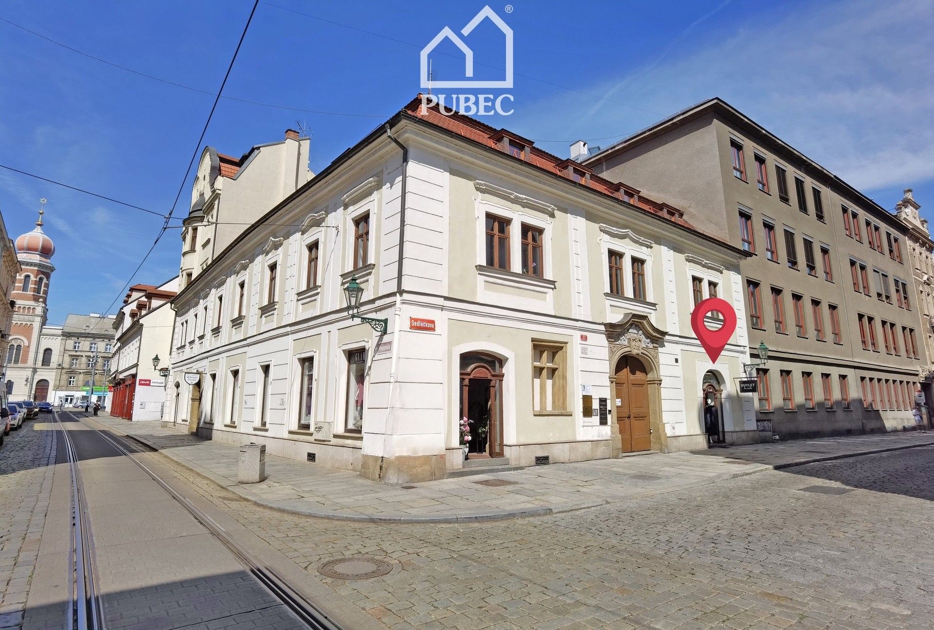 Obchodní prostory, Sedláčkova, Plzeň, 58 m²