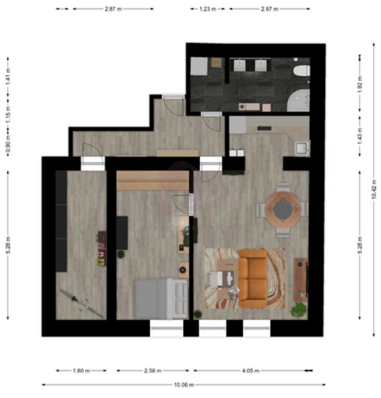 2+1, U Horní brány, Broumov, 70 m²