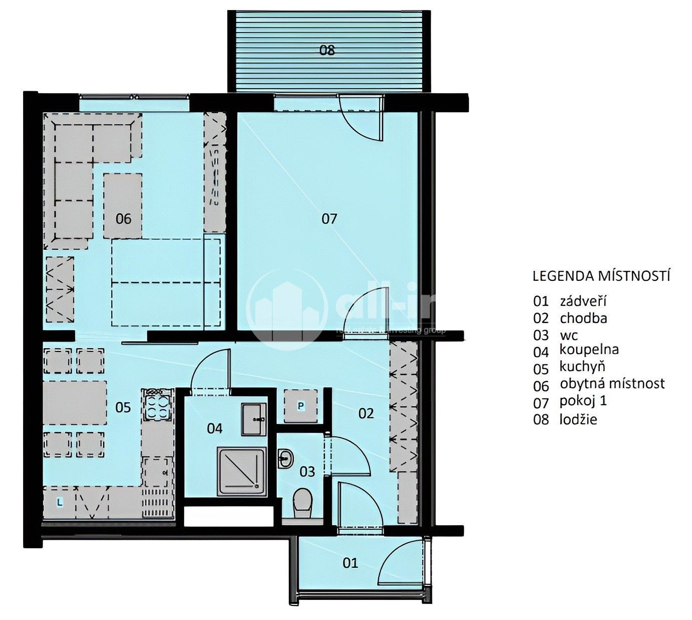 Prodej byt 2+kk - Na Vyhlídce, Rosice, 56 m²