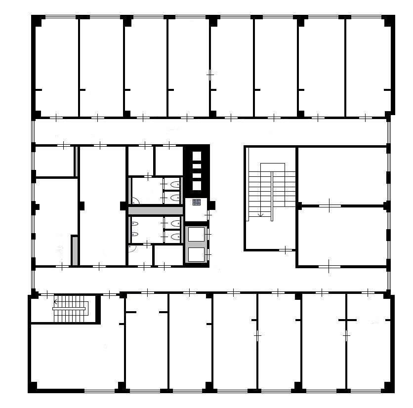 Kanceláře, Brno, 639 00, 19 m²