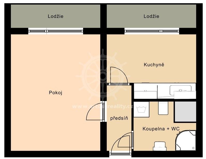 Pronájem byt 1+1 - Halasova, Tišnov, 33 m²