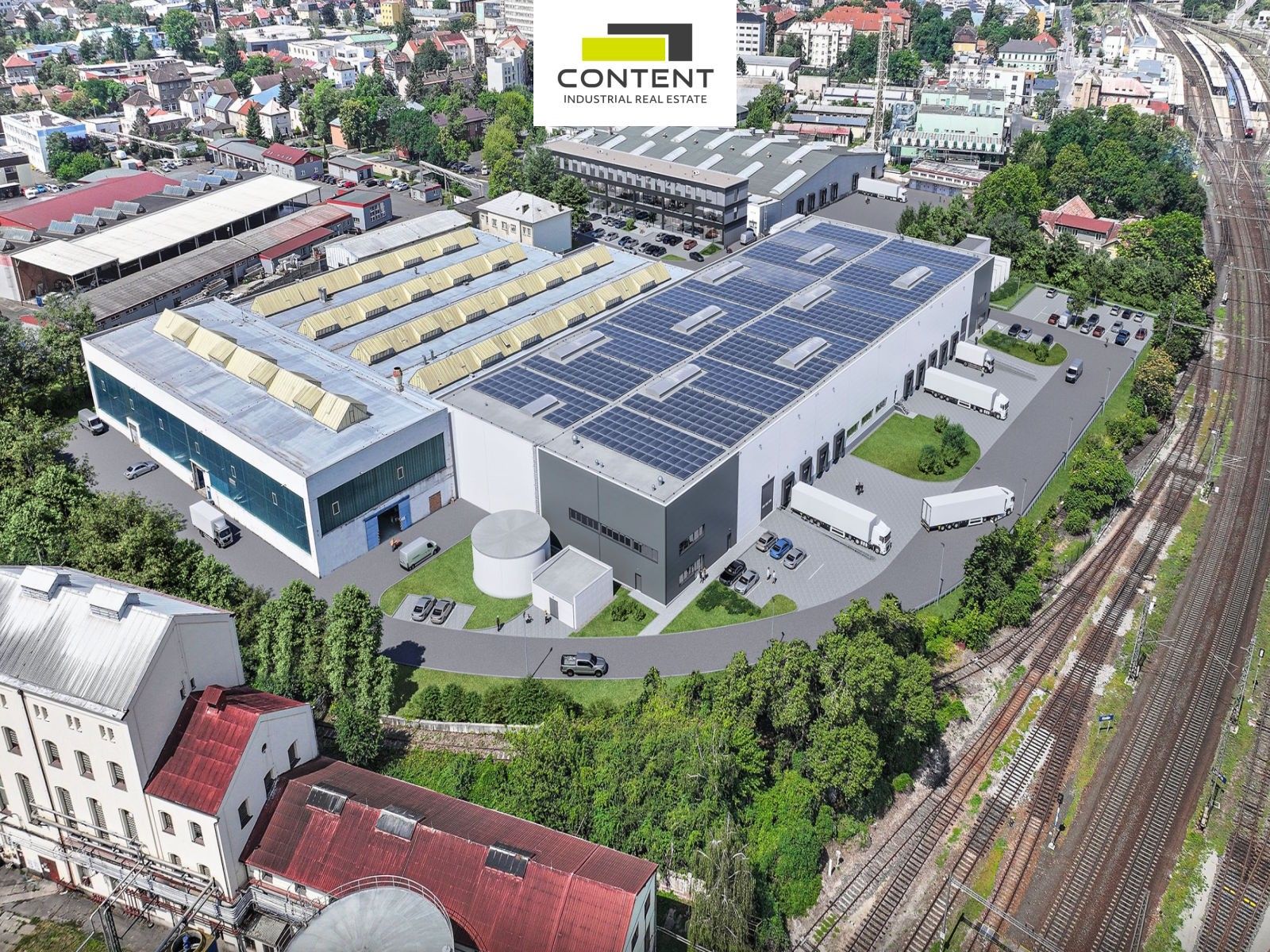 Sklady, Zengrova, Kolín, 3 520 m²