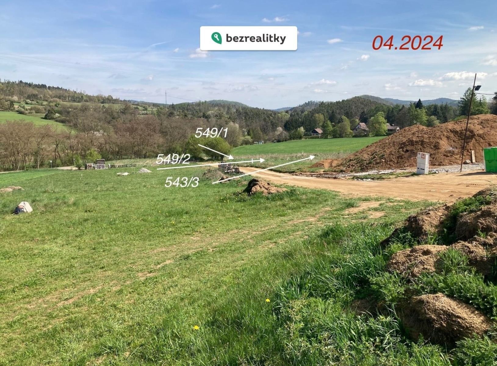 Prodej pozemek pro bydlení - Županovice