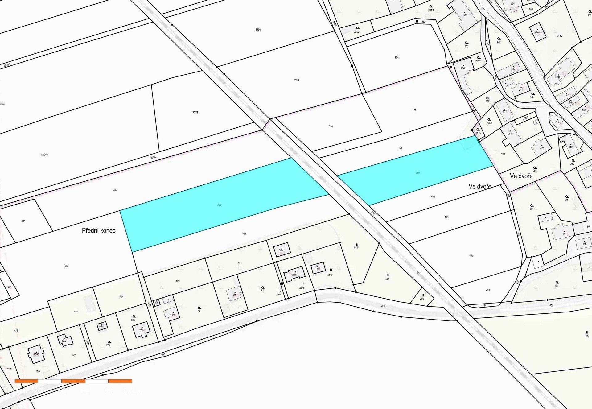 Zemědělské pozemky, Prchalov, Příbor