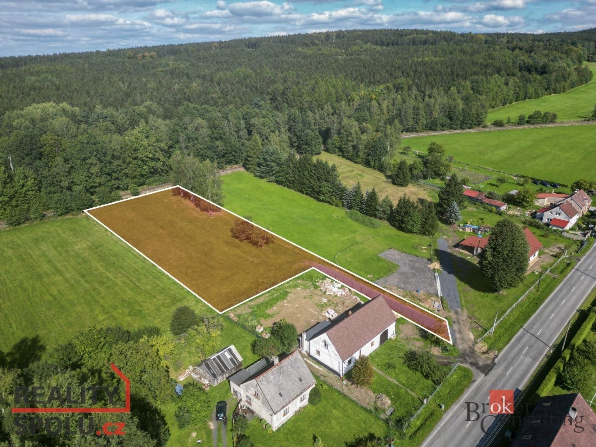 Pozemky pro bydlení, Nové Město pod Smrkem, 3 393 m²