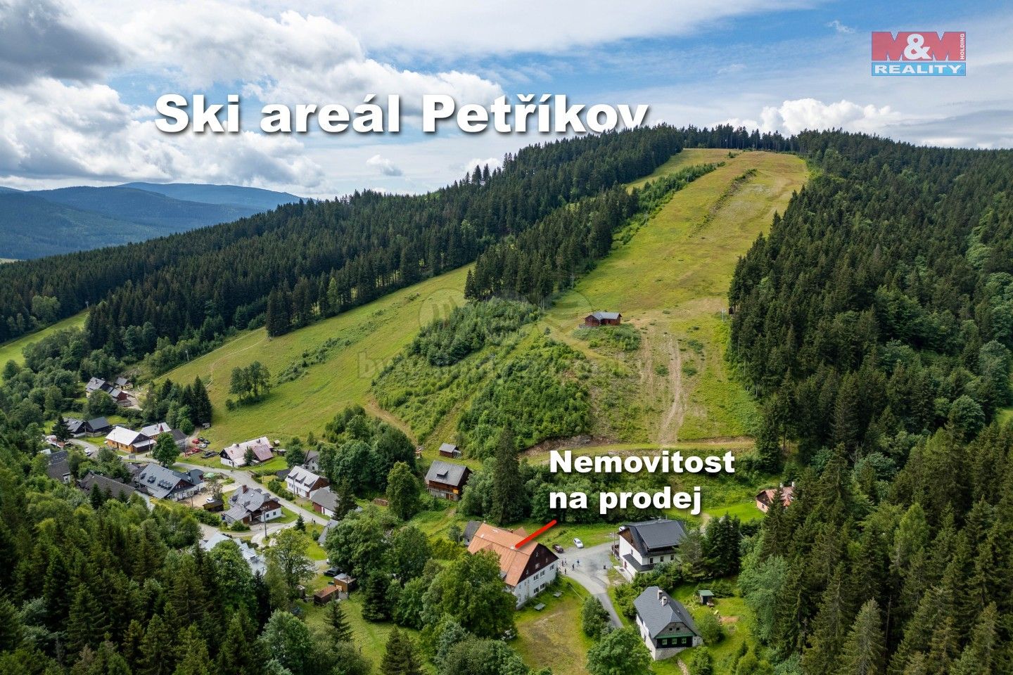 Ubytovací zařízení, Petříkov, Ostružná, 1 280 m²