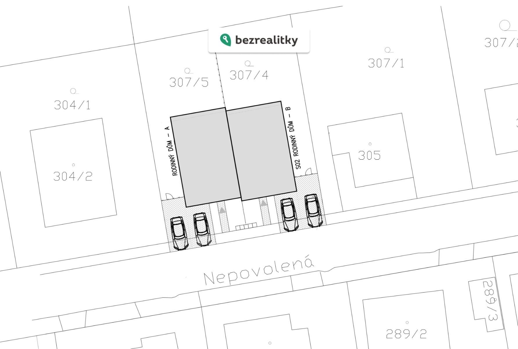 Pozemky pro bydlení, Nepovolená, Praha