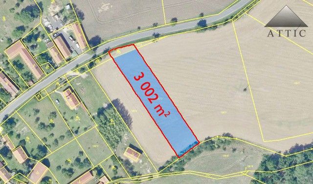 Prodej pozemek pro bydlení - Toušice, 3 000 m²