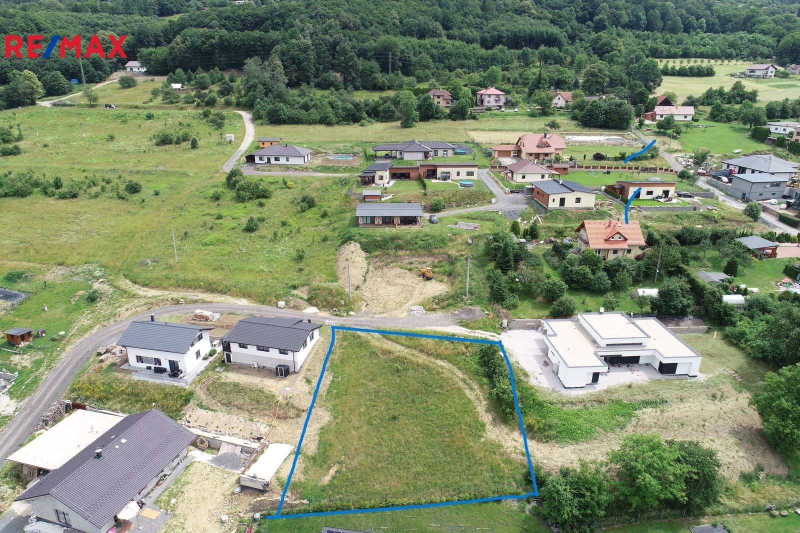 Pozemky pro bydlení, Vsetín, 1 078 m²