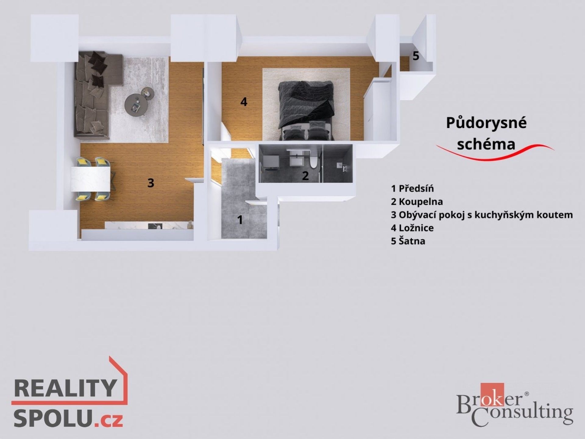 Prodej byt 2+kk - Heydukova, Praha, 71 m²