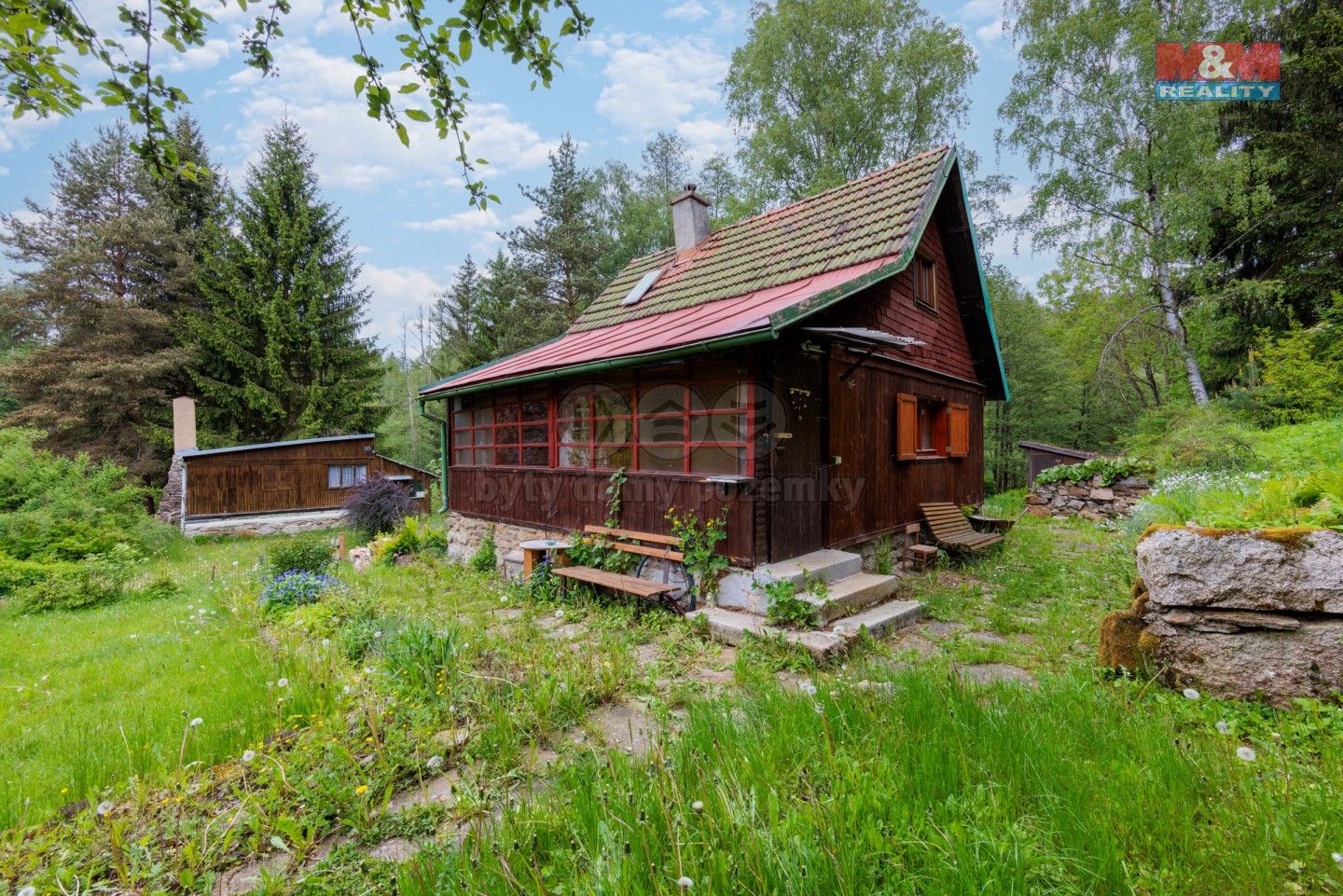 Chaty, Salajna, Dolní Žandov, 55 m²