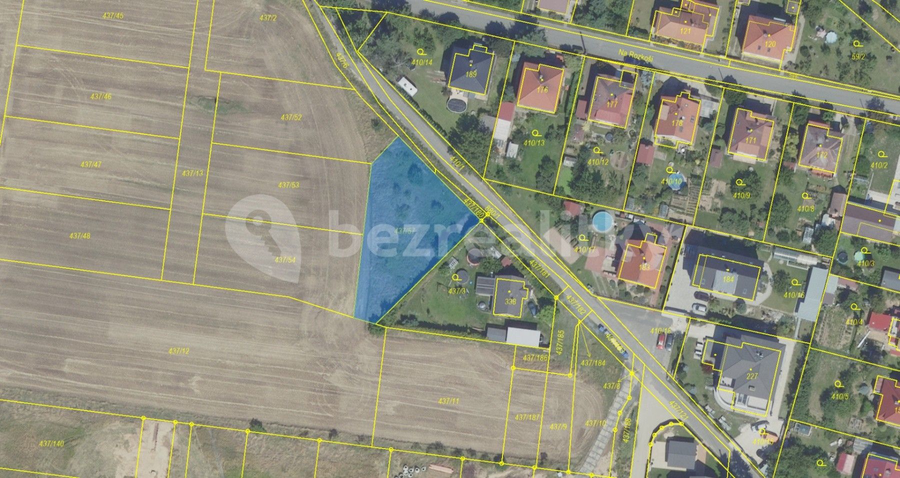 Pozemky pro bydlení, Tuklaty, 1 032 m²