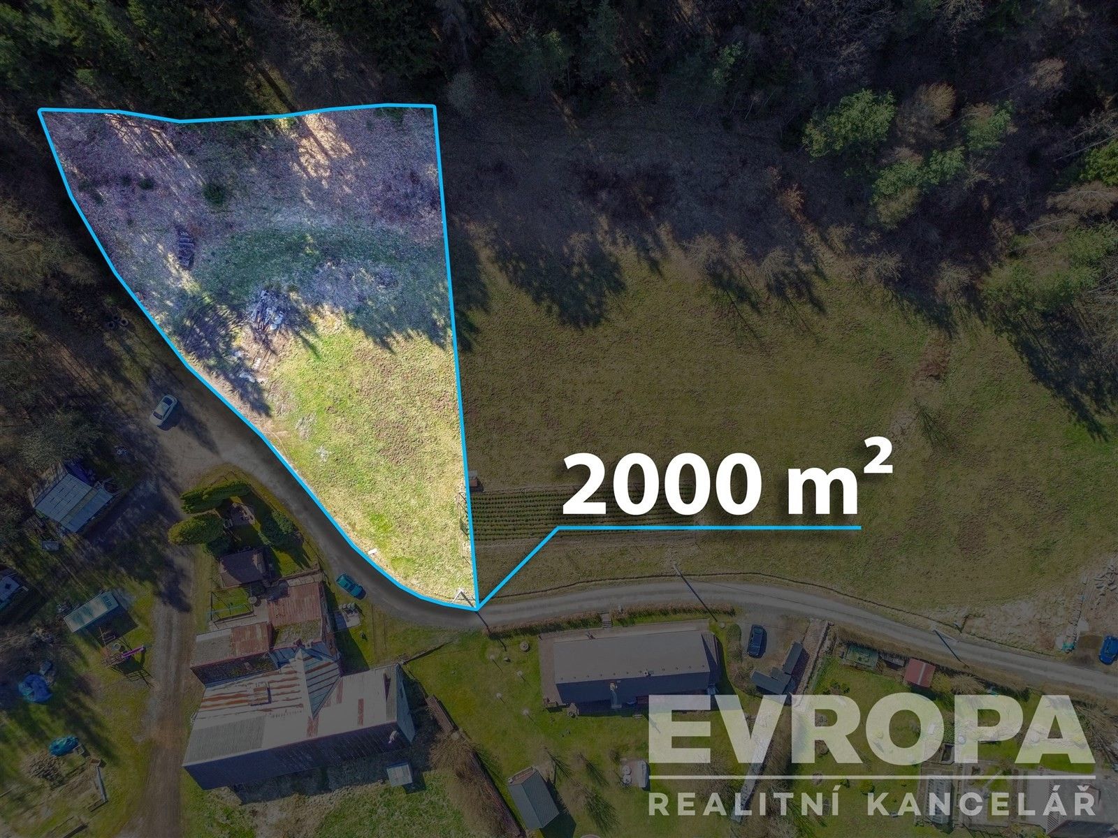 Prodej pozemek pro bydlení - Mostek, 2 000 m²