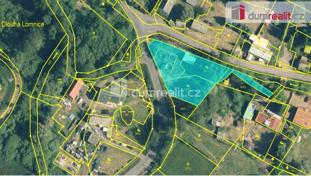 Prodej pozemek pro bydlení - Dlouhá Lomnice, Bochov, 1 967 m²