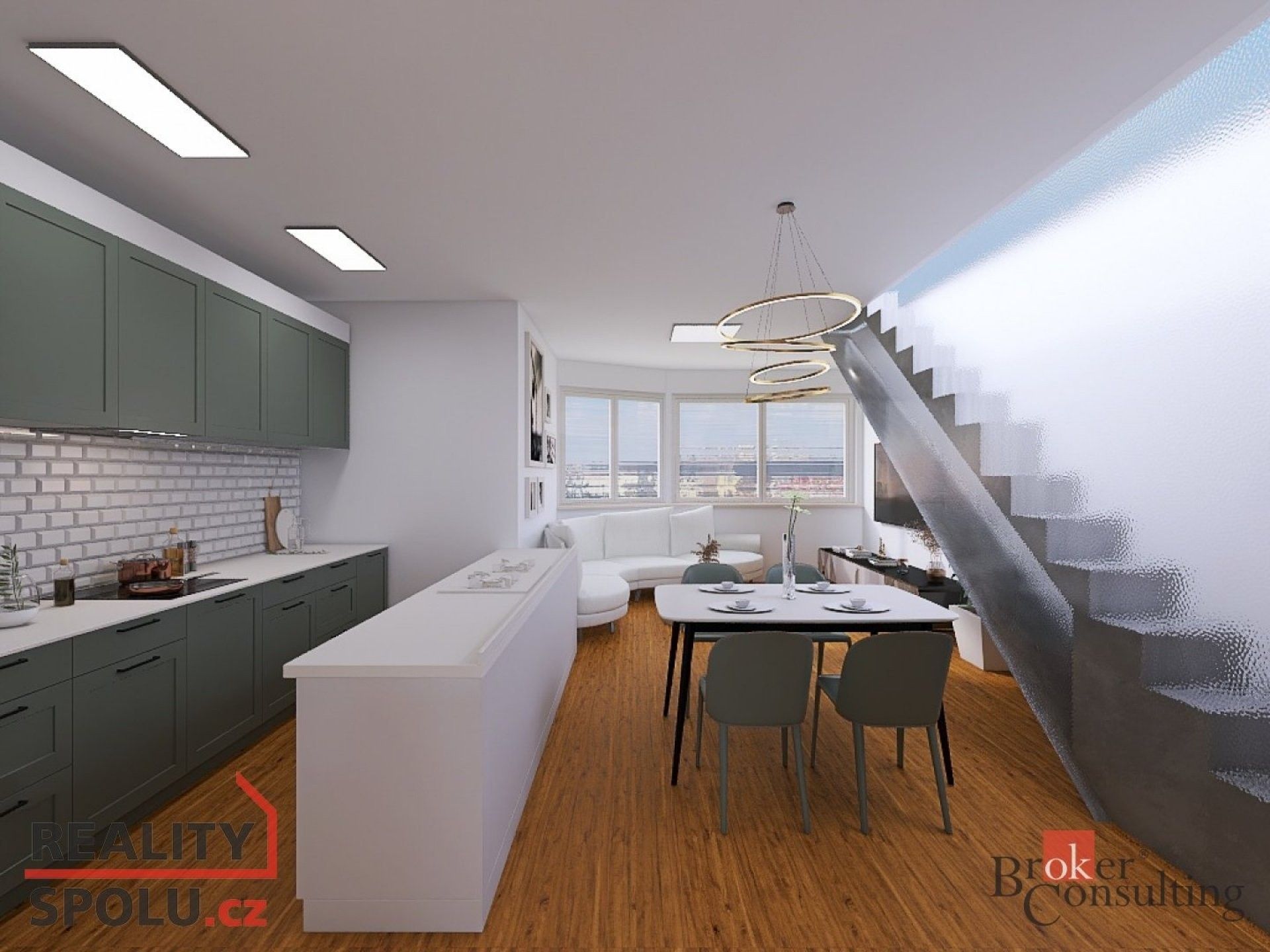 4+kk, Heydukova, Praha, 132 m²