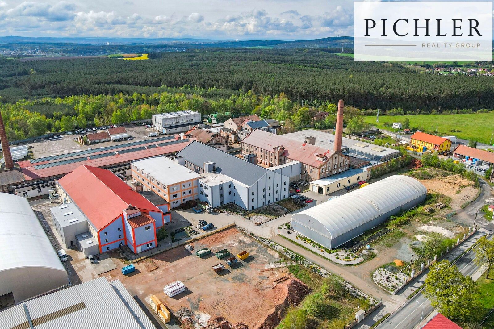 Pronájem výrobní prostory - Horní Bříza, 1 361 m²