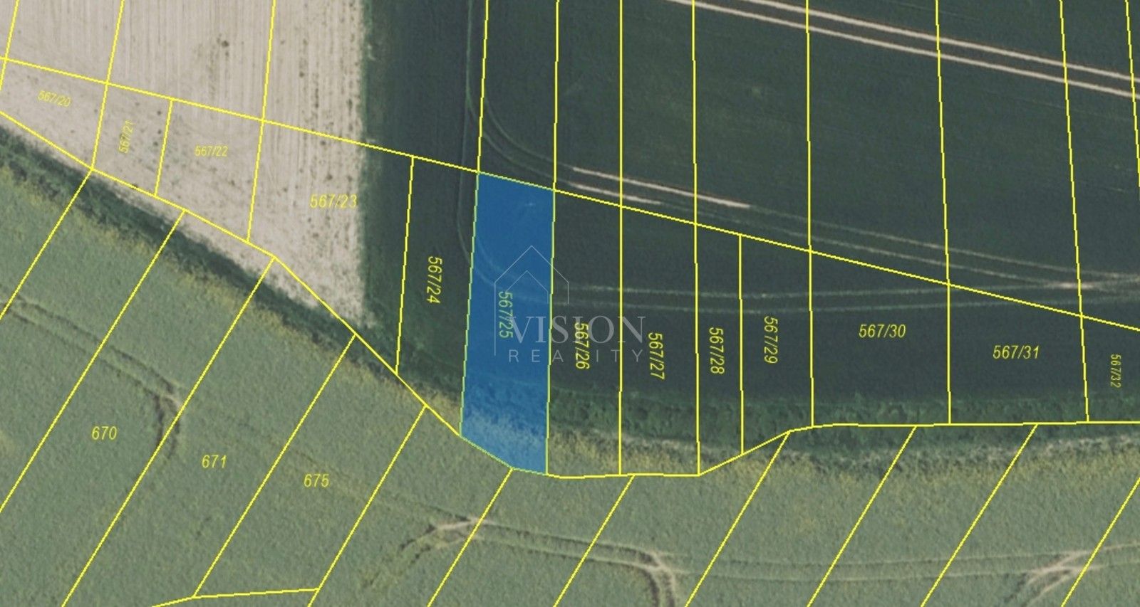 Zemědělské pozemky, Chlum, 556 m²