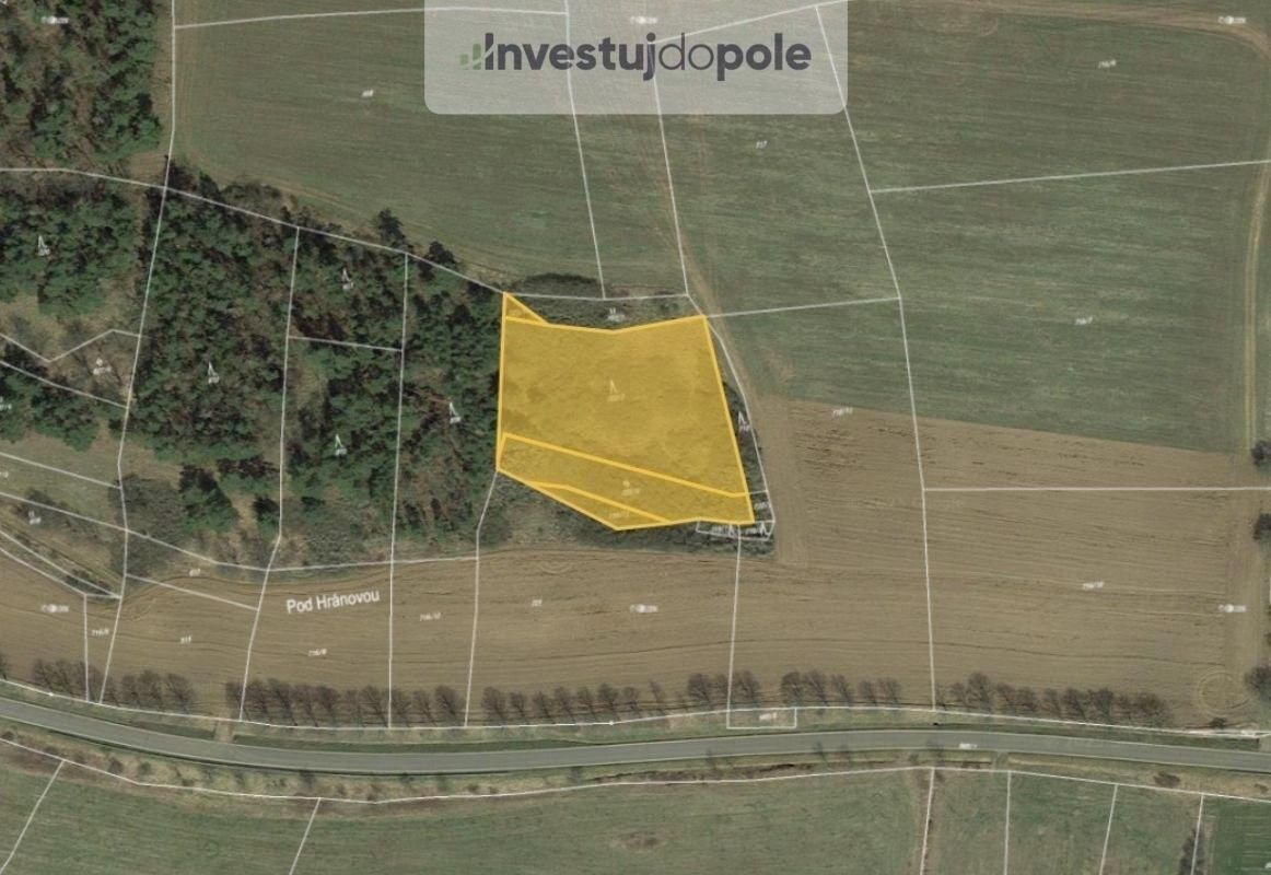 Lesy, Čepřovice, 4 837 m²