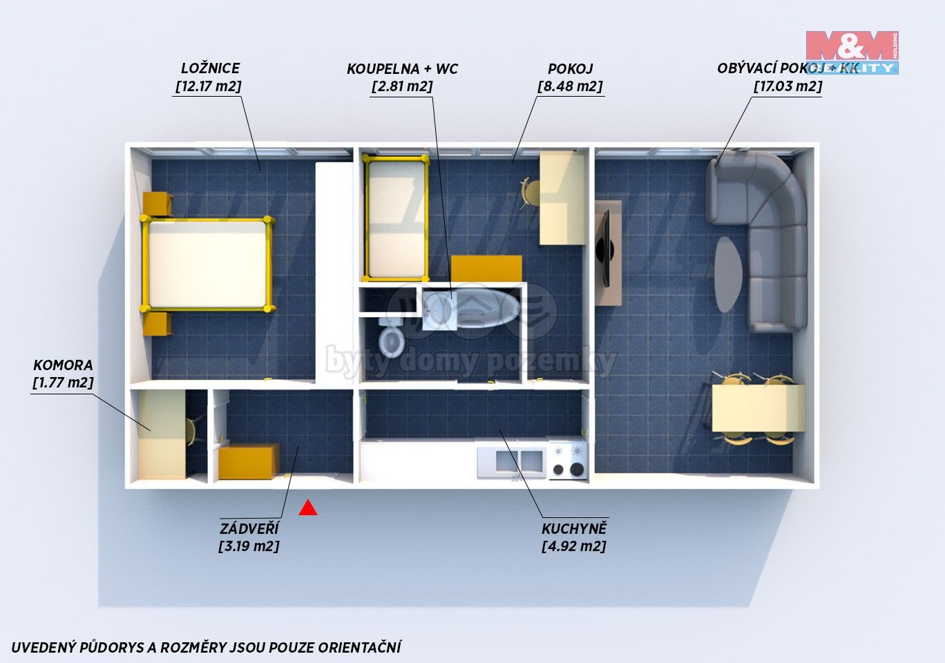 Prodej byt 3+kk - Dukel. hrdinů, Rakovník, 51 m²