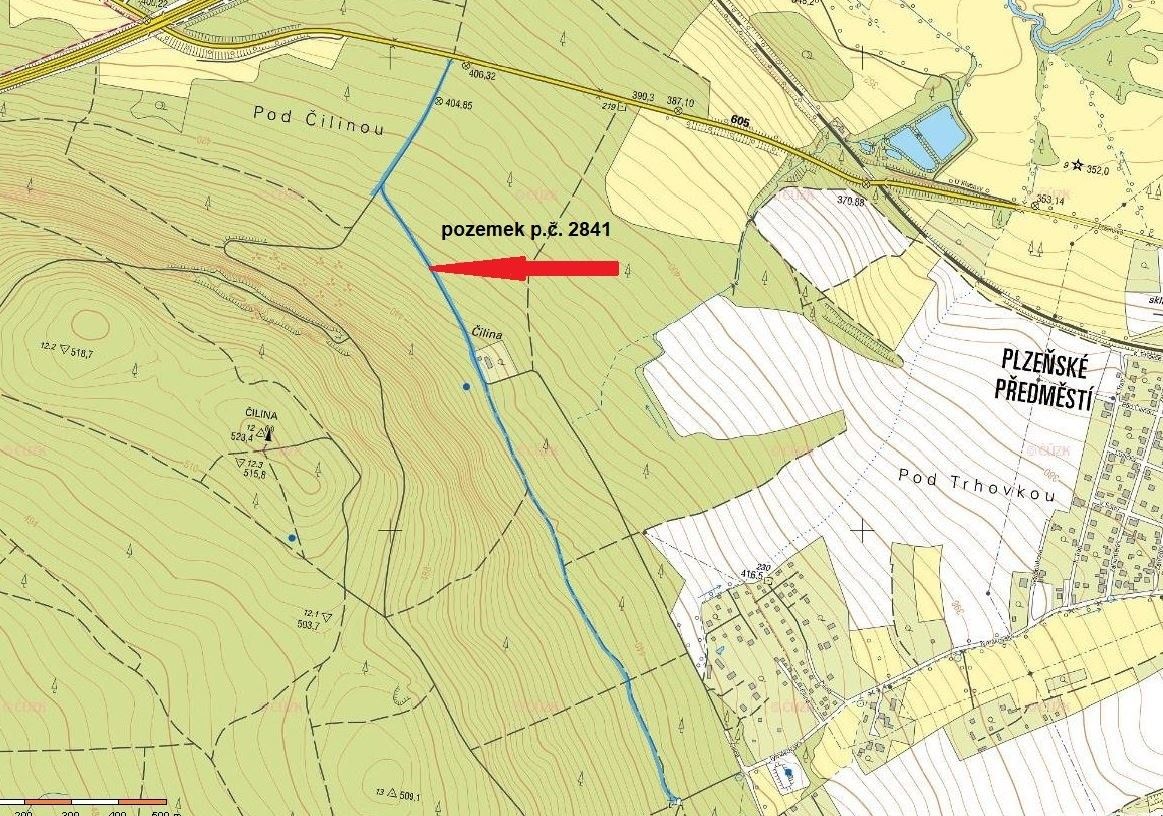 Prodej les - Rokycany, 337 01, 18 457 m²