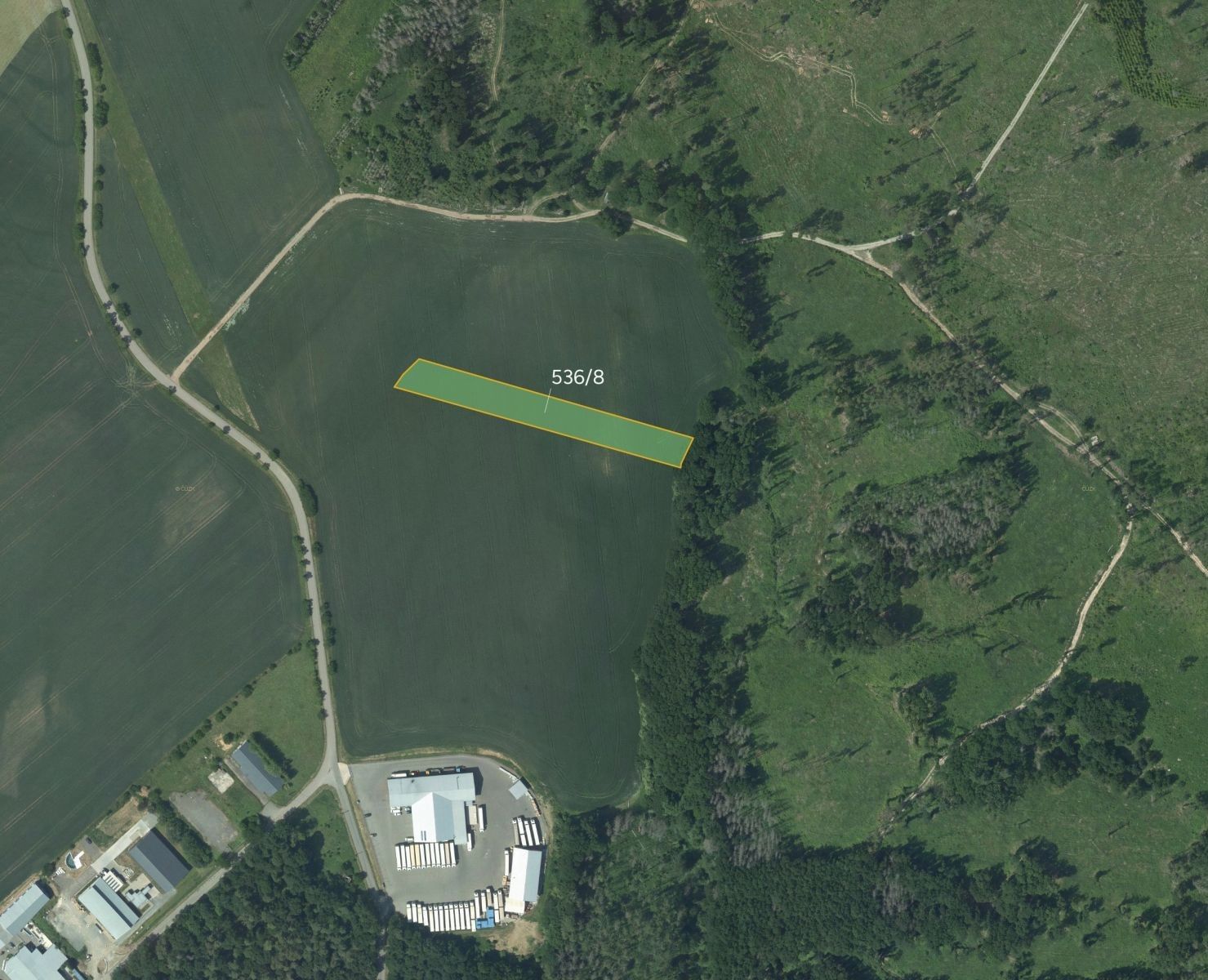 Zemědělské pozemky, Újezd u Černé Hory