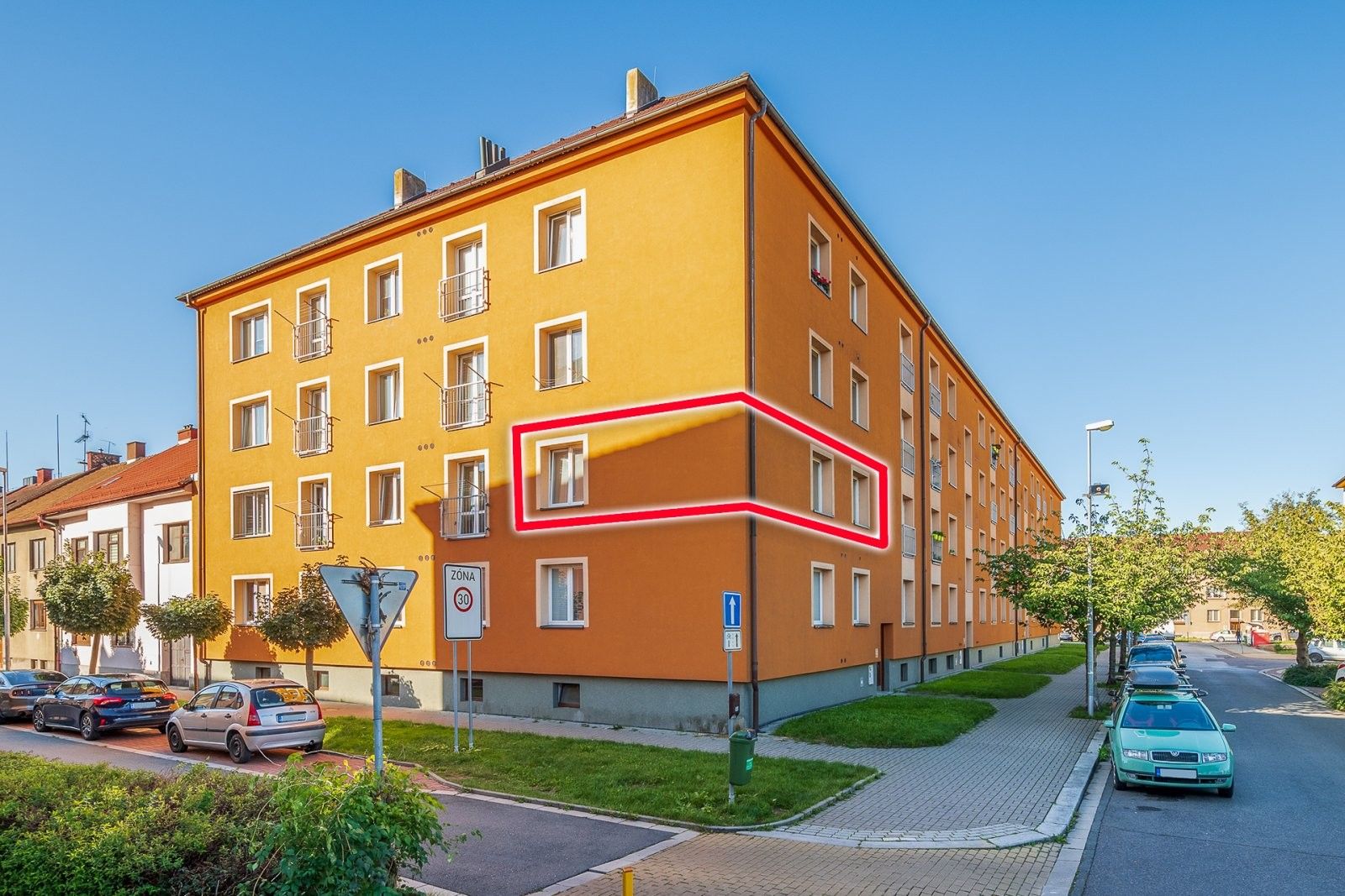 2+kk, Benešovo náměstí, Pardubice, 58 m²