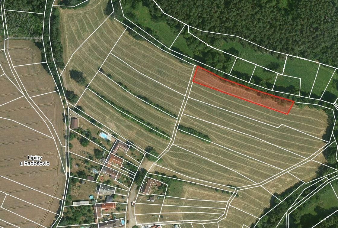 Zahrady, Lipiny u Radošovic, Radošovice, 2 230 m²