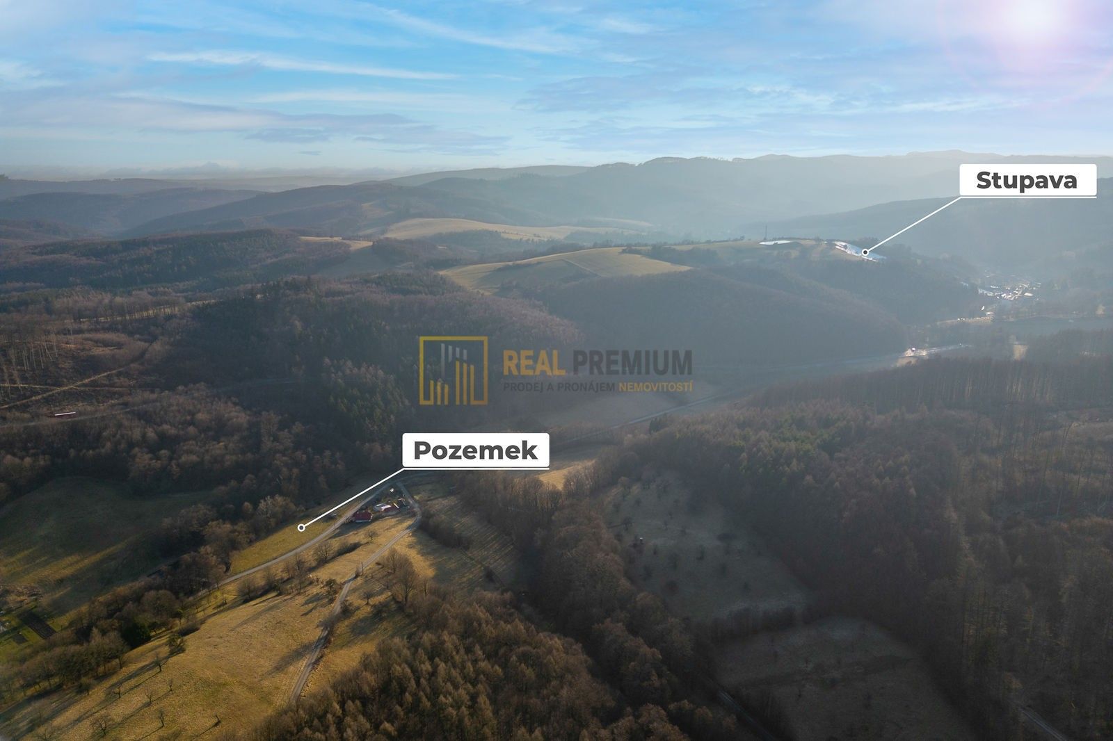 Prodej pozemek pro bydlení - Staré Hutě, 3 562 m²