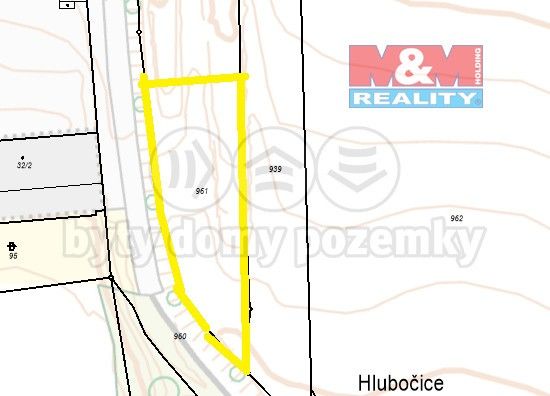 Pozemky pro bydlení, Písek, 397 01, 1 295 m²