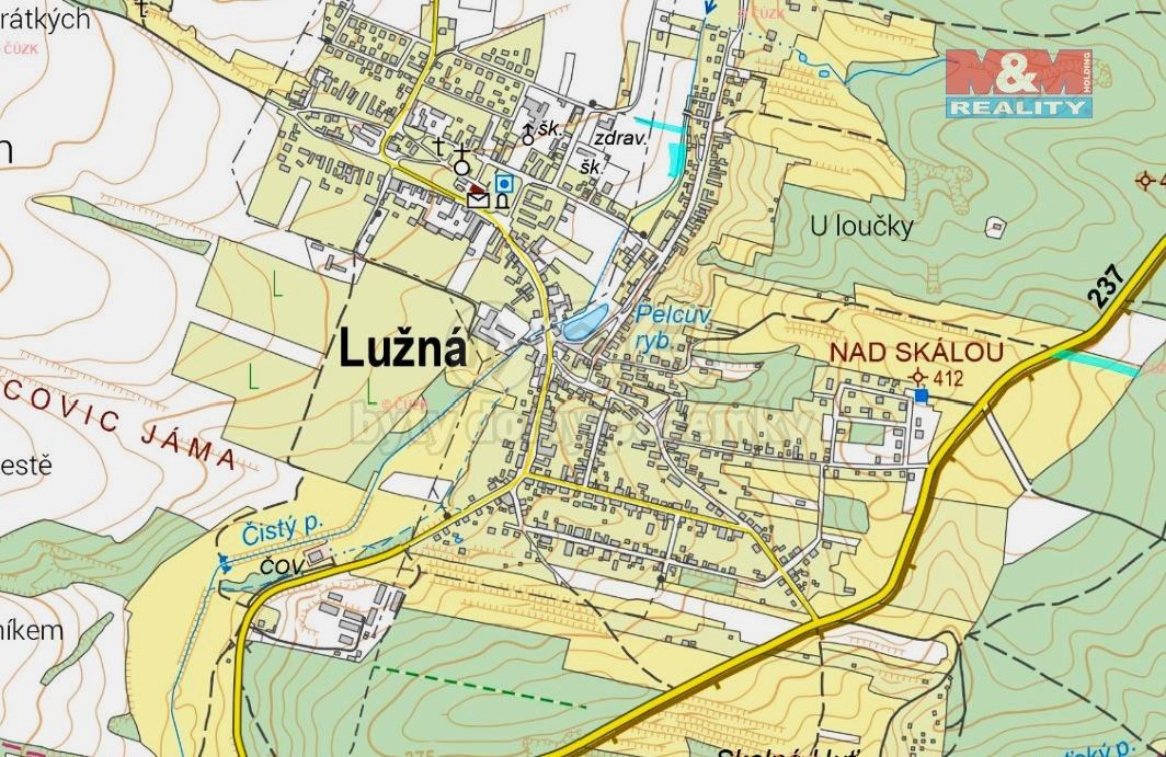 Prodej zemědělský pozemek - Lužná v Čechách, 270 51, 2 550 m²