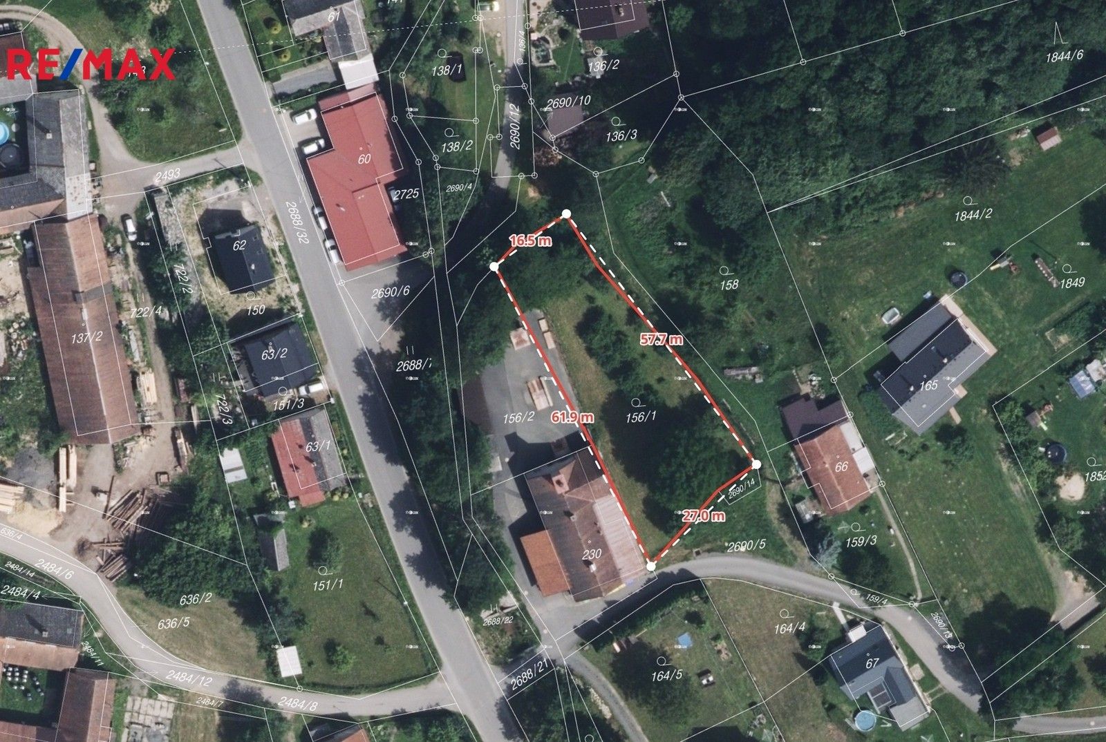 Pozemky pro bydlení, Horní Třešňovec, 1 m²