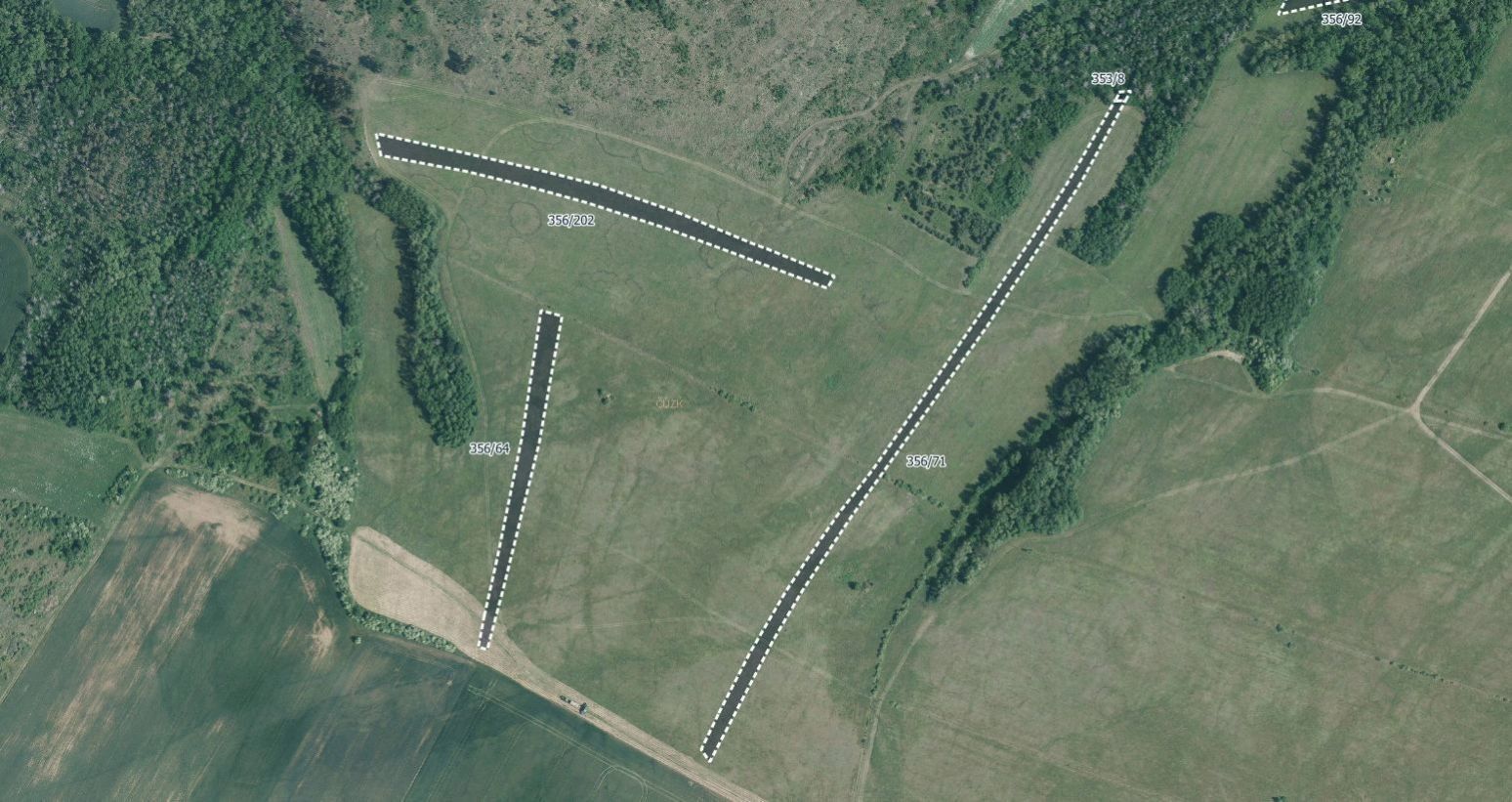 Louky, Hrubšice, Ivančice