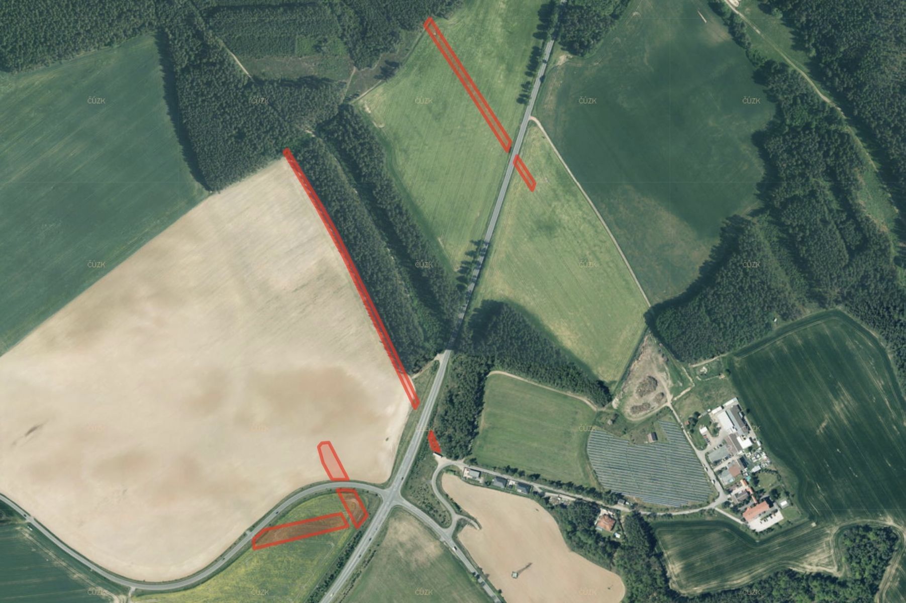 Zemědělské pozemky, Třemošná