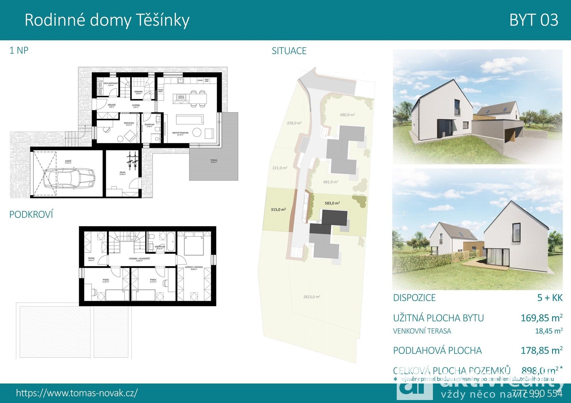 Prodej rodinný dům - Těšínky, Ratboř, 169 m²