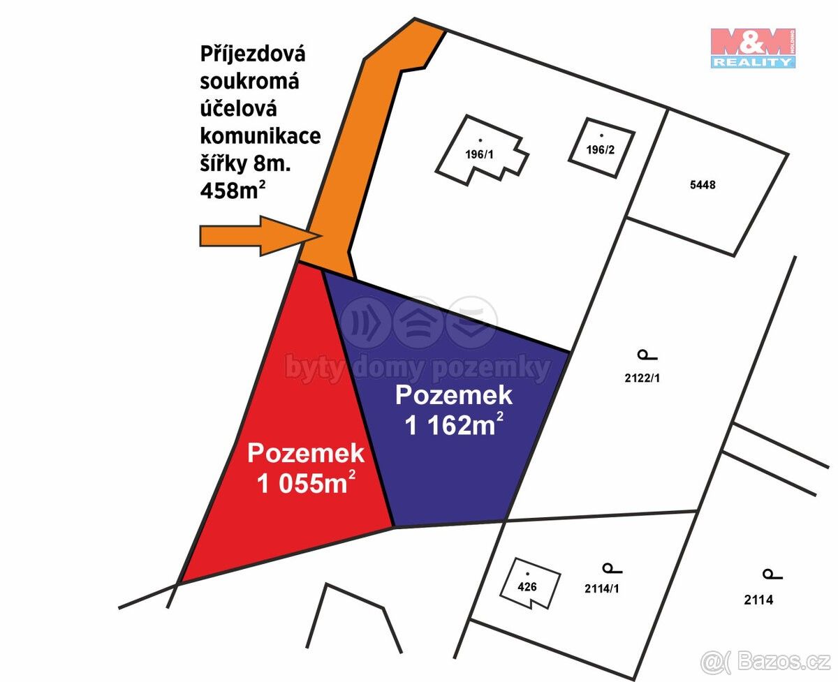 Prodej pozemek - Týnec nad Sázavou, 257 41, 1 391 m²