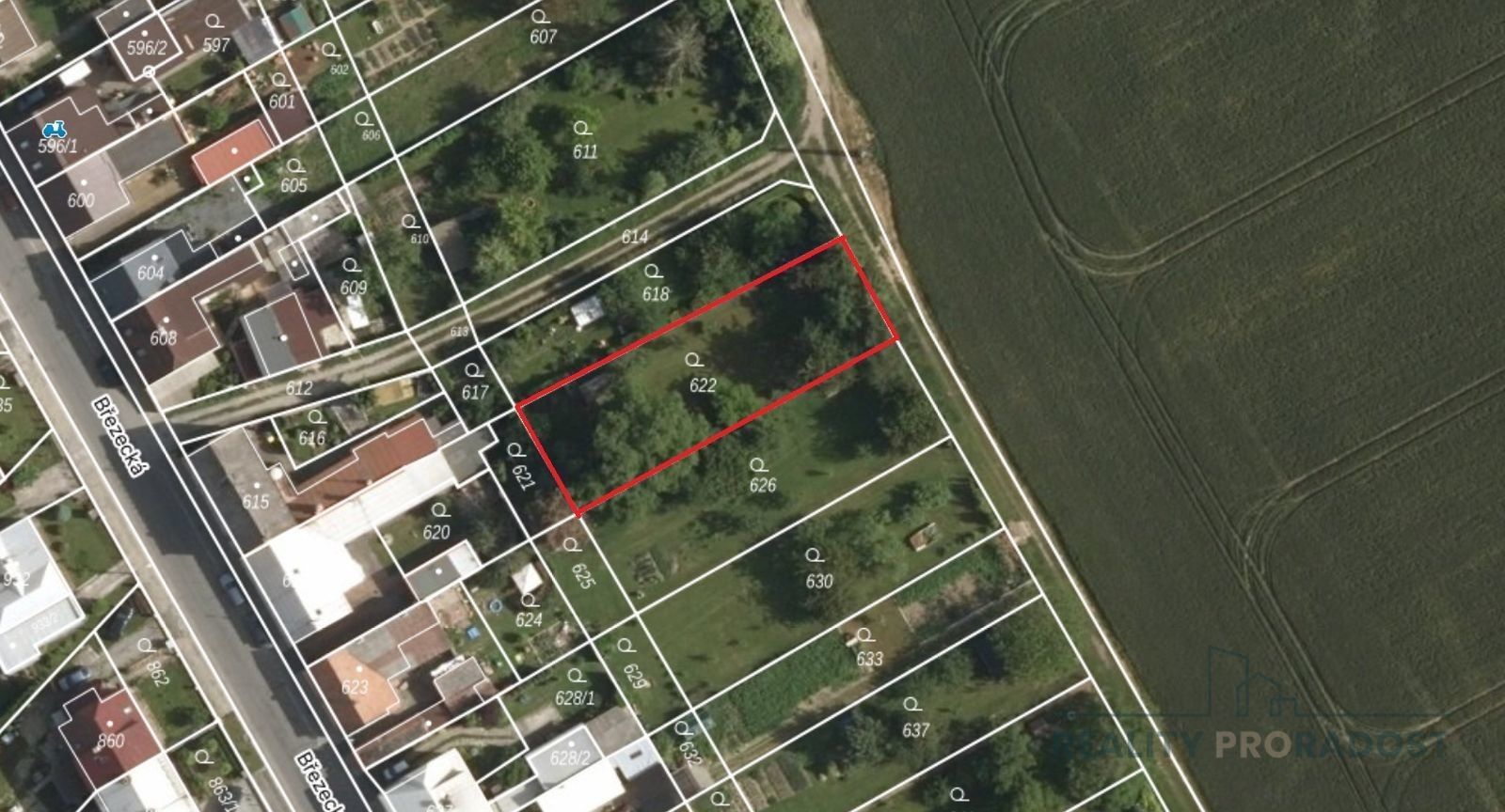 Pozemky pro bydlení, Štěpánov, 714 m²