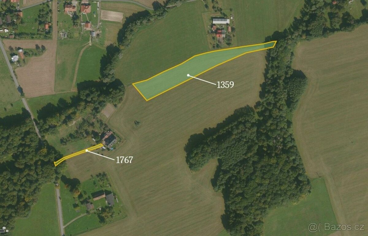 Zemědělské pozemky, Střítež u Českého Těšína, 739 59, 8 651 m²