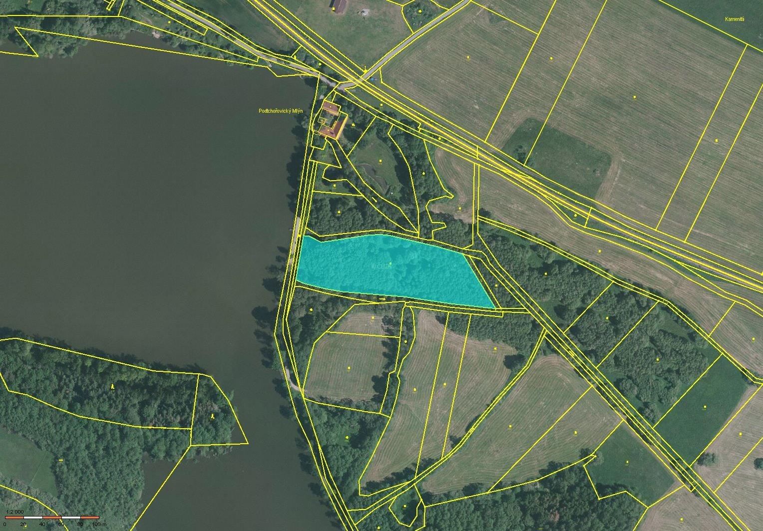 Prodej louka - Tchořovice, 10 887 m²