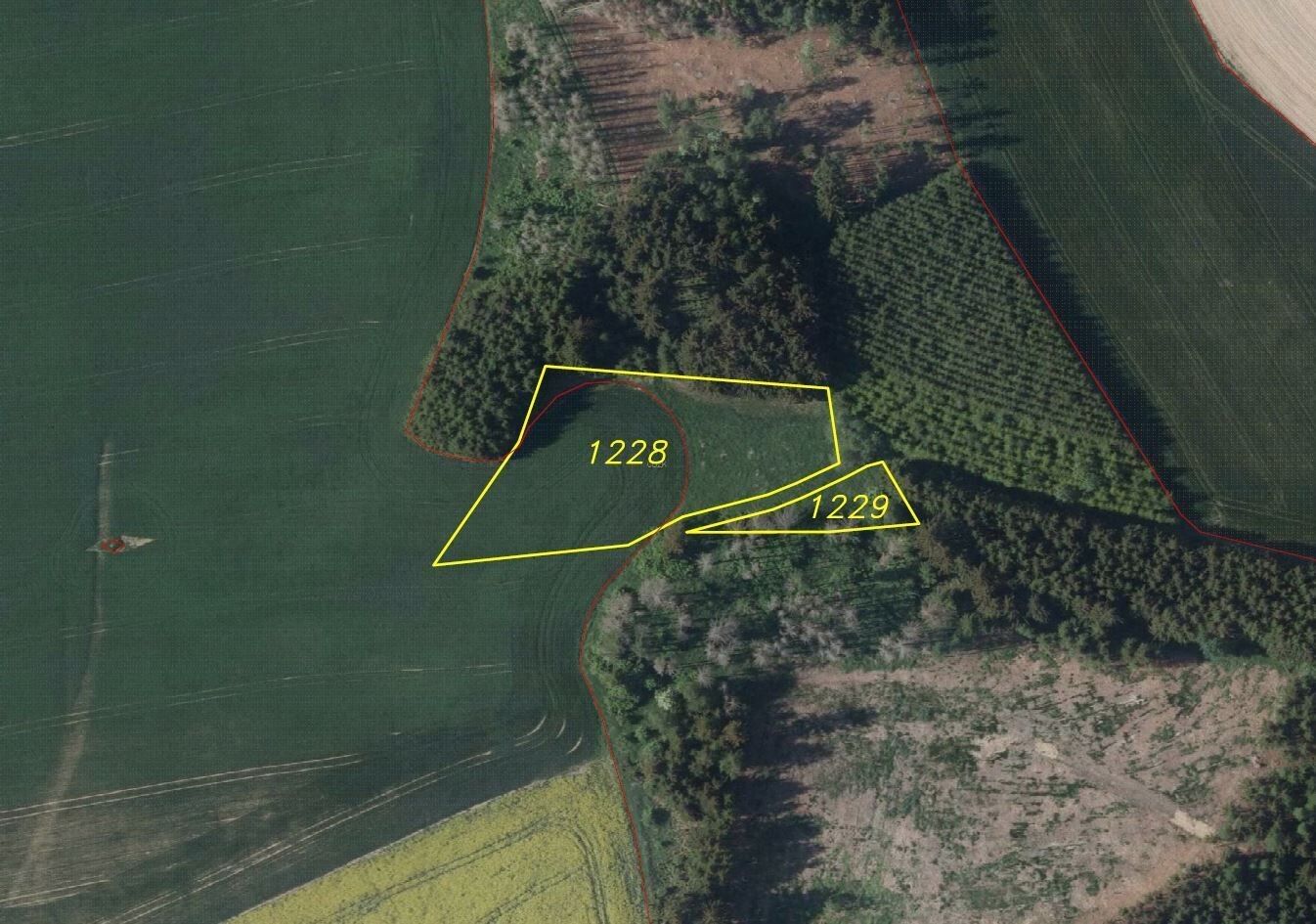 Zemědělské pozemky, Sviny, 2 838 m²