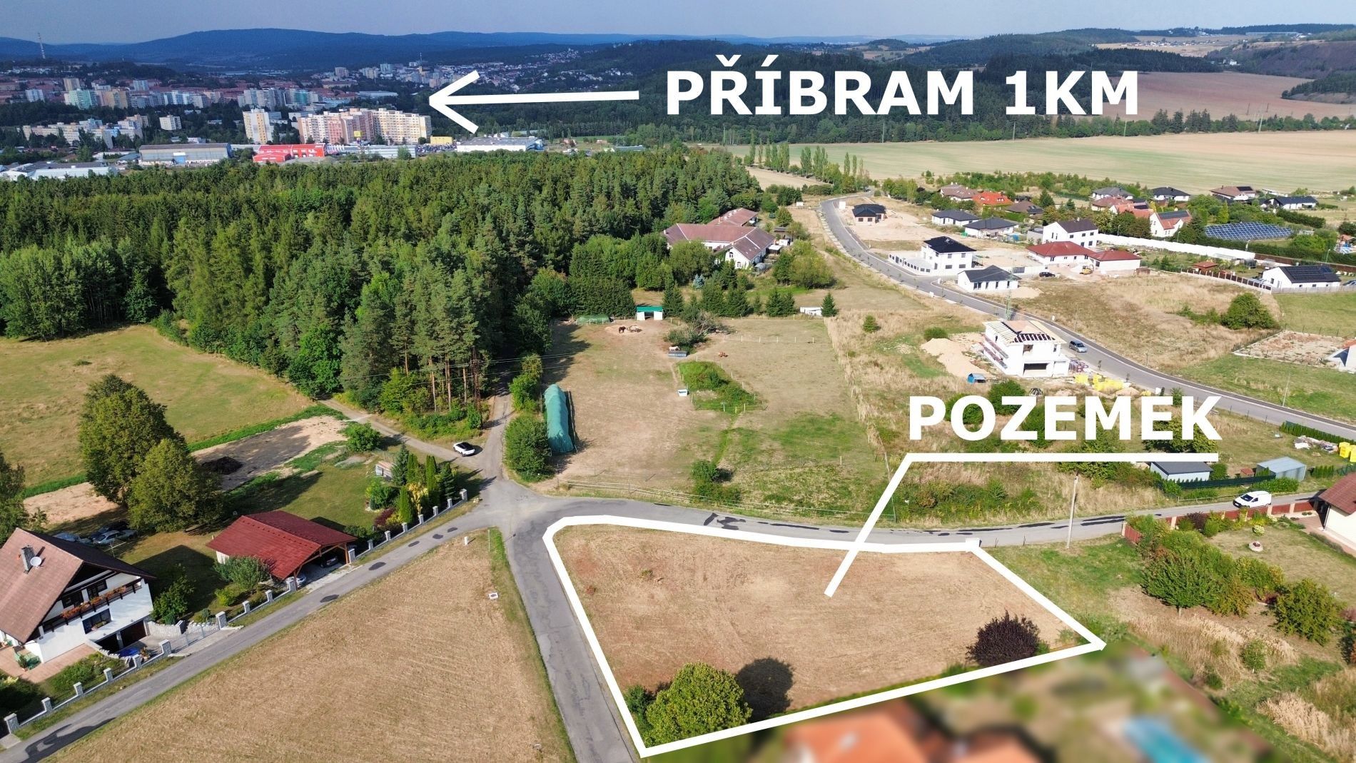 Prodej pozemek pro bydlení - Žežice, Příbram, 1 700 m²