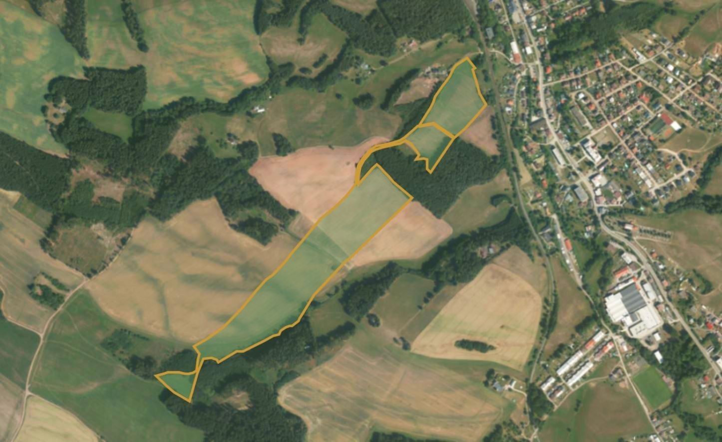 Zemědělské pozemky, Stará Paka