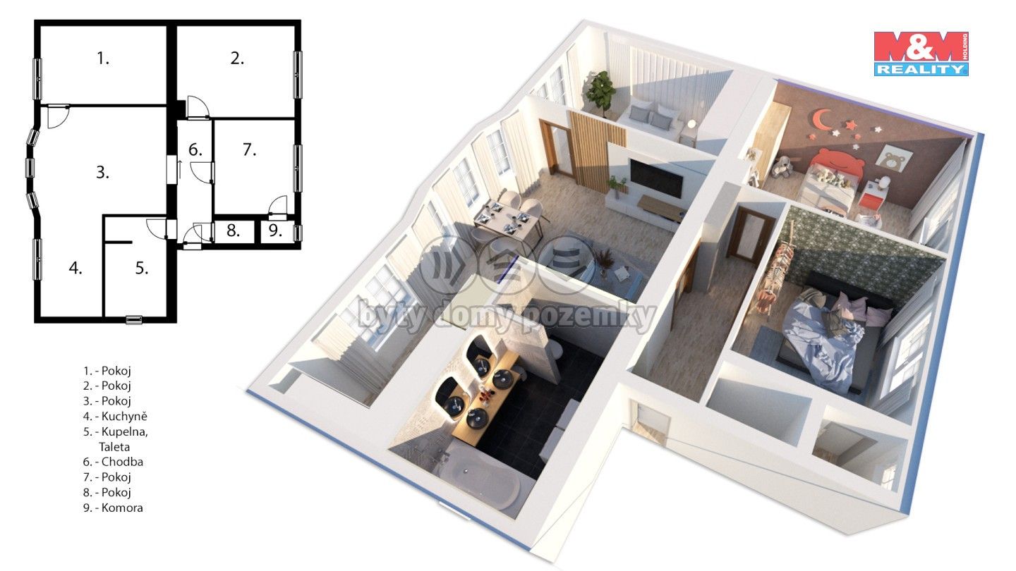 Prodej byt 4+kk - Podhorská, Jablonec nad Nisou, 86 m²