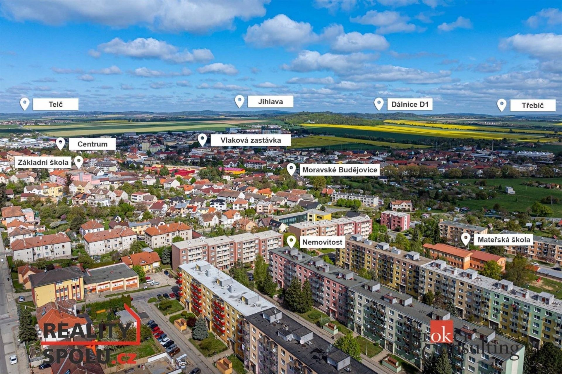 Prodej byt 3+1 - Šafaříkova, Moravské Budějovice, 74 m²