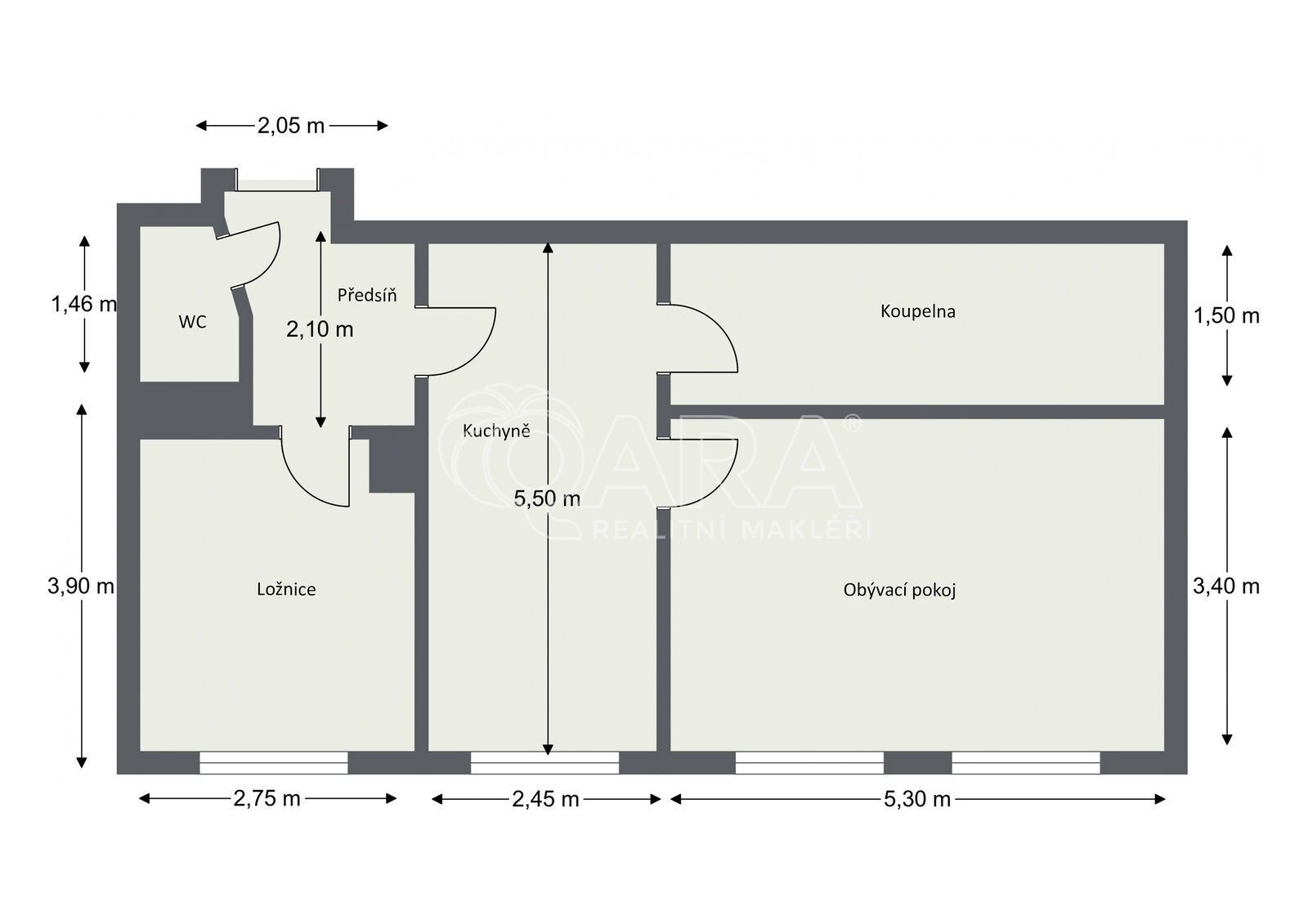 Prodej byt 2+1 - Heroldova, Rakovník, 52 m²